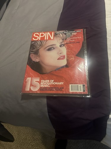 MADONNA SPIN MAGAZINE APRIL 2000 VERY GOOD CONDITION REMEMBERING BACK TO 80’S