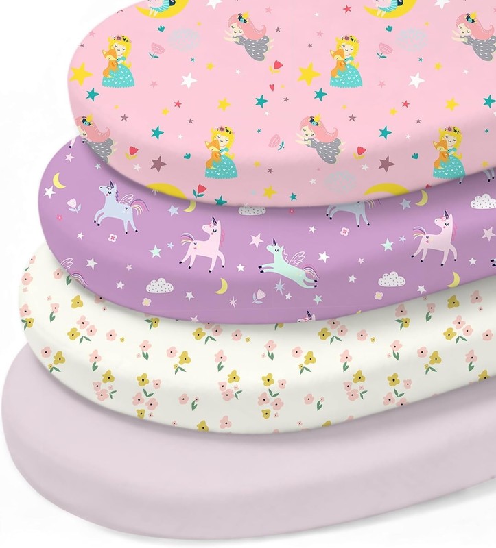 bassinet sheets girl