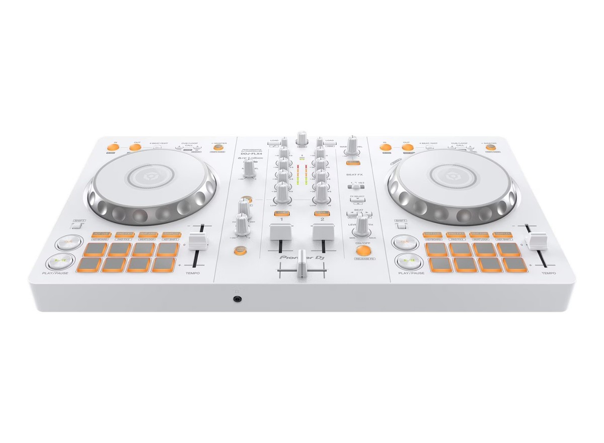 Pioneer DJ DDJ-FLX4-W Controller 2CH rekordbox Serato DJ USB Type