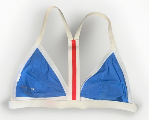 Parte superior e inferior de bikini Tory Burch Sport en bloques de colores azul y blanco. Talla pequeña. - Imagen 5 de 5