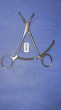 Surgical Bone Reduction Forceps 5.5" Orthopedic Curved Long Ratchet...