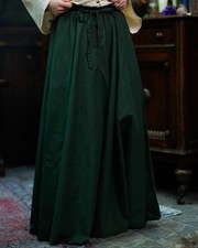 Mytholon Ursula Rock Leichte Baumwolle Olivgr&uuml;n S Larp Mittelalter #23532