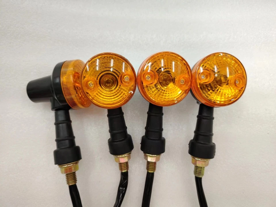 4PCS Turn Signal Indicator Light Blinker Fit For Honda ATC250ES Big Red - Image 2 of 4