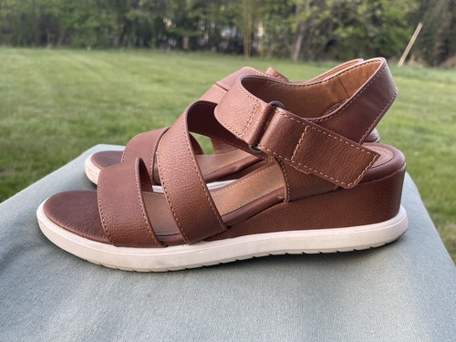 EURO SOFT by SOFFT Wedges Joella Platform Sandals Shoes Women Sz 6.5 W❤️blt15m22 - Picture 3 of 9