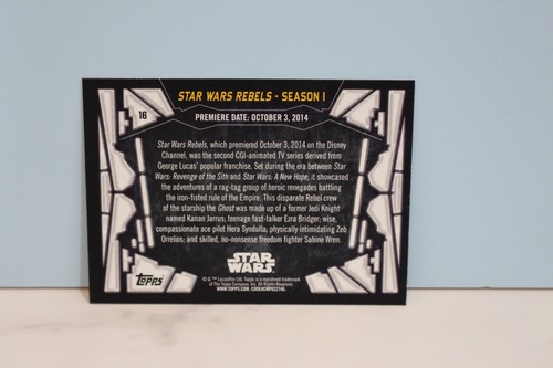 Tarjeta del 40 aniversario Topps Star Wars #16 - Imagen 2 de 2