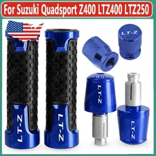 Handle Grips Handle Bar End Cap Tire Valve For Suzuki Quadsport Z400 LTZ400 250