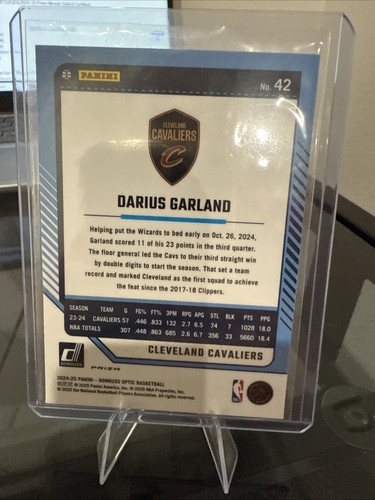 24-25 Optic Darius Girlande #42 Blue Velocity - Bild 2 von 2