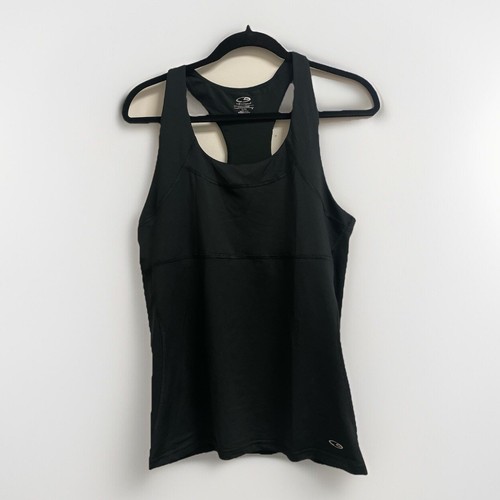 Champion Black Razorback Athletic Top Sleeveless XL Fitted Inside Support