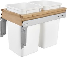 Rev-A-Shelf 4WCTM-15DM2-343-FL Wood Classics 13-1/2"W Top Mount - Maple / White