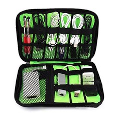 1pack Travel Electronics Cable Organizer Bag Portable Storage Case for Mobile...