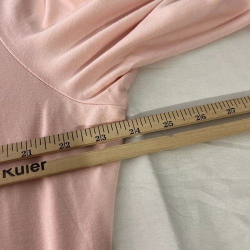 Top donna Talbots 2X rosa collo cappuccio manica lunga nuovo - Foto 9 di 10