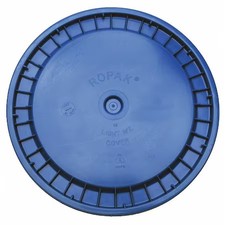 Plastic Pail Lid, Blue, Snap, 1-3/16 In. H, Rop2100cvr-Sn-Bl