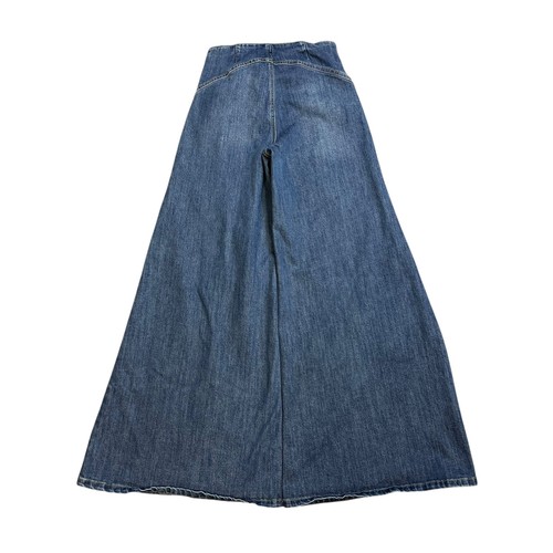 Vintage Dakota Blue Bell Bottom Jeans Damen 3/26 Flare High Rise Denim Retro - Bild 4 von 9