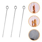 3 Stück Edelstahl-Grillaufhänger, Grillpicks zum Aufhängen, Werkzeug,