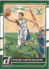 2015-16 Panini Donruss Michael Carter-Williams 14/53 Milwaukee Bucks