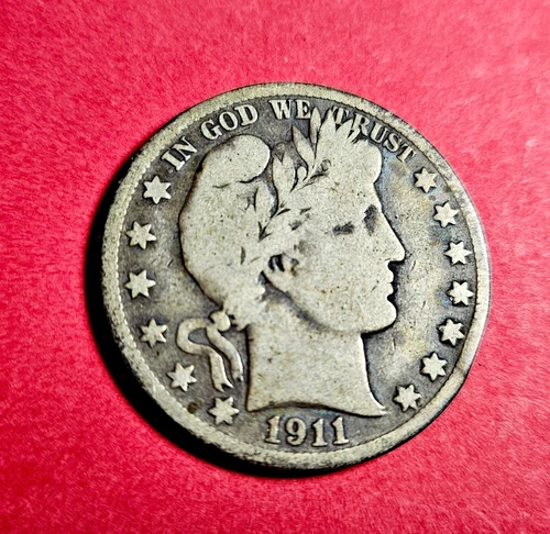 1911-S Barber Half Dollar — photo from another recent sale