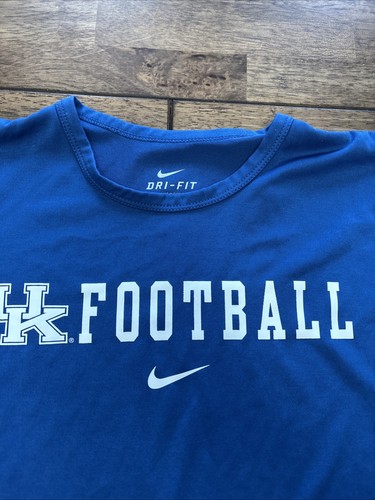 Kentucky Wildcats Football Nike Dri Fit Boys Youth Small Blue T Shirt EUC - Picture 2 of 5