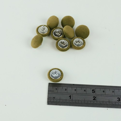Plush Velvet Upholstery & Furnishing Loop Back Buttons in 11 Colours 17mm & 21mm - Picture 14 of 36