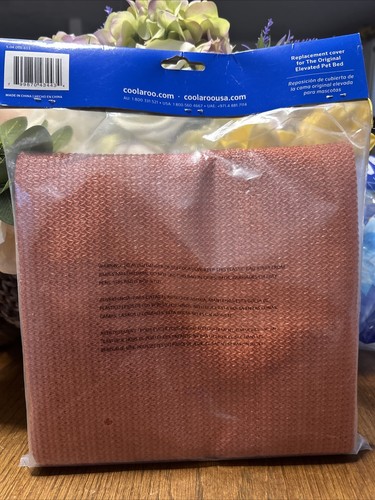 Coolaroo Replacement Cover, The Original Elevated Pet Bed Terracotta Medium - Picture 2 of 7