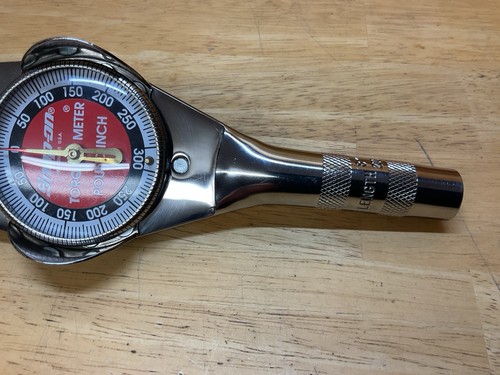 Snap On TE25A 3/8” Drive Torqometer 0-300 Inch Pounds - Dial Torque Wrench - Picture 6 of 16