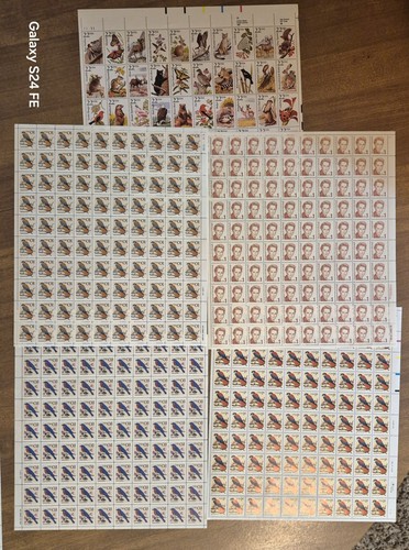 US STAMP SHEETS $125 FV LOT of Stamp Sheets,plate Blocks & Strips NMNHOG Ck Pics - Picture 3 of 15