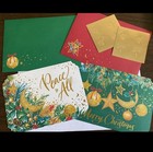 PAPYRUS Lot Of 3 Boxes/48 CHRISTMAS FLAT CARDS Two DESIGNS W ENVELOPES NIB!!!