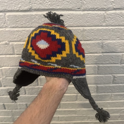 Vintage Patagonia Kids Fleece Beanie Hat Size S - Picture 2 of 3
