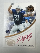 2007 Press Pass Paul Posluszny Red Ink Auto