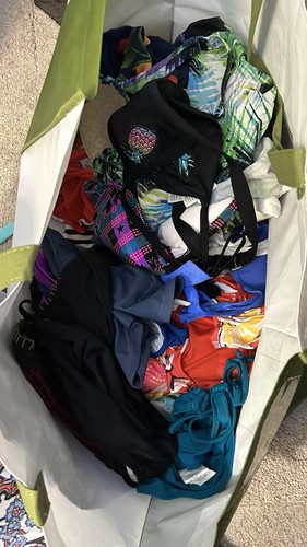 Lots of 50 Variety of Bikini Tops and Bottoms One Piece All Sizes - Picture 18 of 18