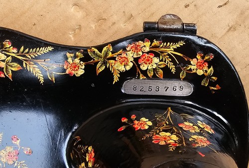 Calcomanías de potentilla/flor de manzana pintadas familiares mejoradas con base de violín Singer - Imagen 11 de 14