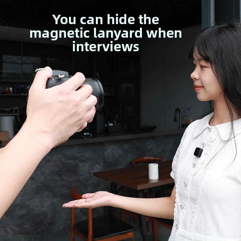 For DJI Mic Mini/Mic 2 Clip Magnet Hidden Magnetic Adjustable necklace lanyard - Image 2 of 4