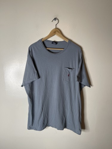 Vintage Polo Ralph Lauren Selvedge Tasche T-Shirt Herren Größe Large 100 % Baumwolle - Bild 1 von 7