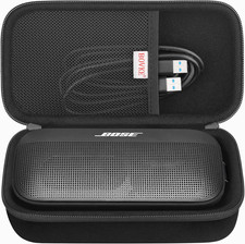 Black Hard Travel Speaker Case for Bo.se Soundlink Flex Bluetooth Portable