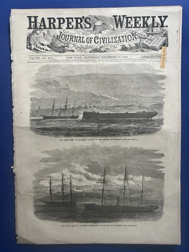 Harper's Weekly 12-19-1863 BATTLE OF CHATTANOOGA, Missionary Ridge, DRUMMER BOY