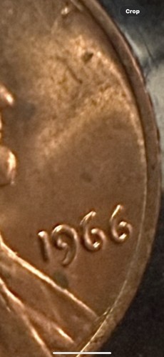 1966 LINCOLN PENNY DDO BU UNC MULTI ERROR DOUBLE DIE & OFF CENTER STRIKE! - Picture 5 of 9