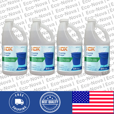 #ad 4 PACK Cleaning Vinegar 64 oz Bottles Ready to Use All Purpose Natural Cleaner $11.12
