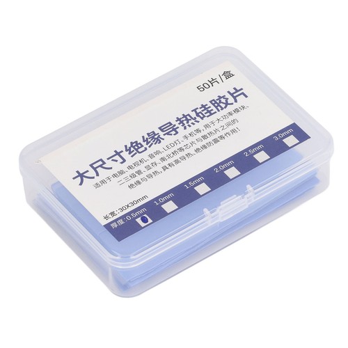 50 Stück Wärmeleitpad 30 X 30 X 0 5 Mm Hitzebeständige Silikon-Wärmeleitpads - Bild 16 von 24