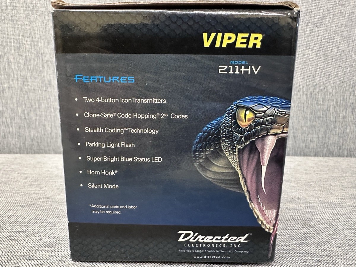 VIPER SECURITY SYSTEM 211HV 93207008832| eBay