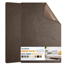 Azobur Couch Patch Repair Fabric,Microfiber Fabric, Self-Adhesive, for Sofa
