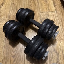 York Adjustable Dumbbells Pair Up to 15kg