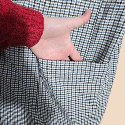 A New Day Blazer Damen Gr. XXL blau weiß kariert ein Knopf NEU - Bild 5 von 12