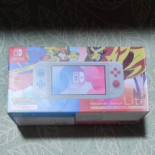 Nintendo Switch Lite Pokemon Zacian Zamazenta Edition Boxed Japan Free Shipping - Picture 1 of 18