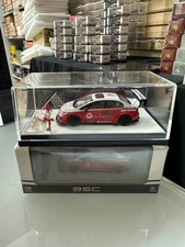 HONDA CIVIC IDEMITSU 100 WITH FEMALE FIGURE 1/64 DIECAST CAR MODEL BY BSC