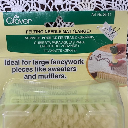 Clover Felting Needle Mat Large-6.25"X4.5"X2.25" 8911 - Picture 3 of 8
