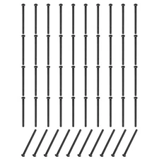 50 Pcs M3-0.5x51.5mm Button Head Socket Cap Bolts Screws 10.9 Grade Alloy Steel