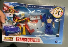 Hasbro Transformers X Sonic Wingtail And Blue Booster Figure