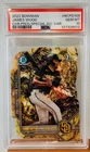 2022 Bowman James Wood Chrome Prospects Die Cut Variation PSA 10