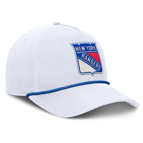 Men's Fanatics White New York Rangers Rope A-Frame Adjustable Hat - Bild 3 von 4