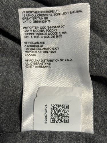 Camisa The North Face gris manga larga para hombre color medio gráfico espalda - Imagen 7 de 9