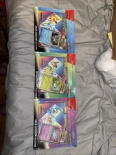 (SET OF 3) Pokemon Prismatic Evolutions Tech Sticker Collection NEW SEALED!